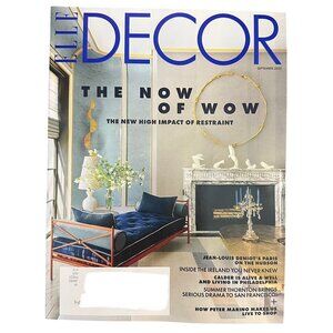 Elle Decor Magazine September 2025 The Now of Wow High Impact Restraint